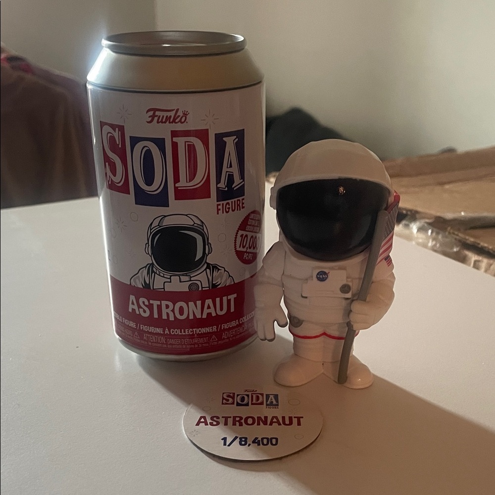 Funko Soda Astronaut Figure - White and Black